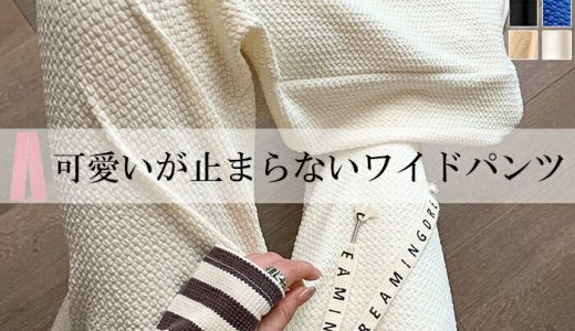 【4/1 10時～24H限定：クーポン利用で1,090円】 ワイドパンツ パンツ レディース 凸凹 エンボス ジャガード ワンマイルウェア 部屋着 ゆったり リラックス ワイド ウエストゴム カジュアル 大きいサイズ 韓国 体型カバー【 凸凹エンボス加工ワイドパンツ 】 ダークエンジェル