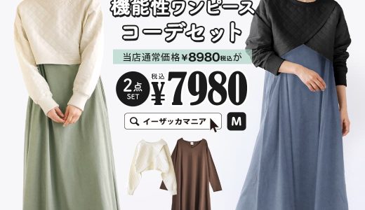 コーディネートセット / カラーが選べる！お得な2点 セット ！ レディース トップス ワンピース ロング マキシ丈 膝下 長袖 Vネック カットソー ショート丈 レイヤード 大きいサイズ ゆったり ◆ちょっと一癖！春にピッタリな機能性ワンピースコーデセット【返品交換不可】