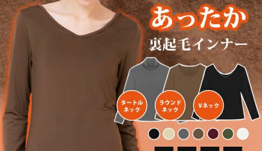 裏起毛 インナー 冬 あったかインナー 長袖 レディース あったか 暖かい カットソー タートルネック あったか肌着 M L LL 3L 大きいサイズ ≪ゆうメール便配送20・代引不可≫ ルームウェア 送料無料