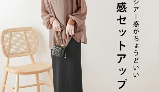 4/7 10時～24H限定【クーポン利用で2480円】セットアップ セットアイテム ブラウス シアー シアートップス スカート レディース おしゃれ 上品な透け感 柔らかい お洒落 シアー感 大人 2023春夏新作 【lsse301-75c】【予約販売：4月27日入荷予定順次発送】【送料無料】宅込