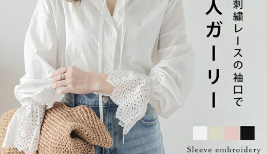 4/17 10時〜24H限定【クーポン利用で2380円】ブラウス レディース レース チュニック 刺繍 長袖 トップス 高見え メール便 2023春夏新作 【lstp212-354】【rp】【即納&予約：4月27日入荷予定順次発送】【送料無料】メ込1