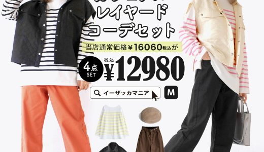 コーディネートセット / カラーが選べる！お得な4点 セット ！ レディース トップス Tシャツ カットソー プルオーバー 長袖 ベスト パンツ ズボン ロング丈 帽子 ベレー帽 綿100％ ゆったり 春 ◆春のお出かけを楽しむ♪カジュアルレイヤードコーデセット【返品交換不可】