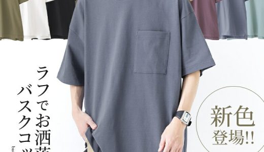 【新色登場】選べる3サイズ展開！『n'OrLABELバスクコットンTシャツ』[Tシャツ メンズ 春夏 ユニセックス トップス カットソー 半袖 綿100％ バスクコットン 薄手 シンプル]【メール便不可】