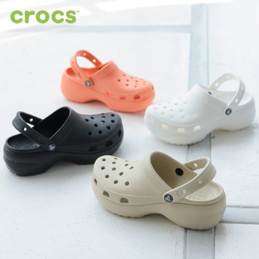 [ CROCS ] CLASSIC PLATFORM CLOG [I2392] レディース クロックス くつ シューズ サンダル 厚底サンダル ボリュームソール スポーツサンダル つっかけ アウトドア カジュアル 黒 正規品 歩きやすい 履きやすい 白 5cmソール シンプル 30代 40代 50代【送料無料】