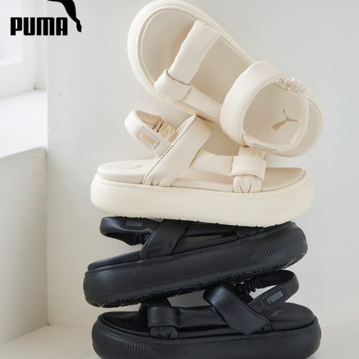 [ PUMA ]スウェードマユサンダルサマーウィメンズ [I2559] レディース 20代 30代 40代 プーマ スウェードマユ サンダル サマー ウィメンズ サマーウィメンズ 厚底サンダル 厚底 アイボリー 白 ブラック 黒 シューズ ヒール 靴 大きいサイズ スポーツサンダル スポサン