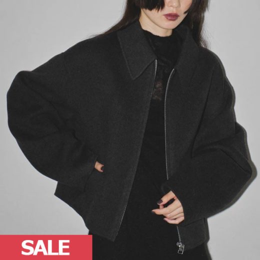 【TODAYFUL SALE】 【30%OFF】 《即納》 TODAYFUL 2023winter トゥデイフル Wool Zip Blouson ウールジップブルゾン アウター ショート丈 長袖 12320201