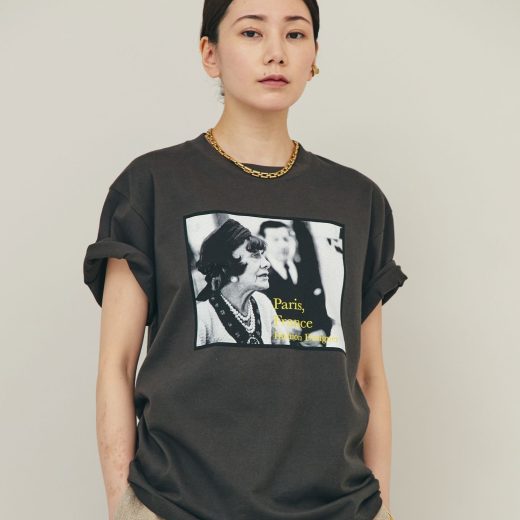 Curensology 【LIFE PICTURE COLLECTION】別注CHTシャツ(ヨコ) カレンソロジー トップス カットソー・Tシャツ ブラック ホワイト【送料無料】