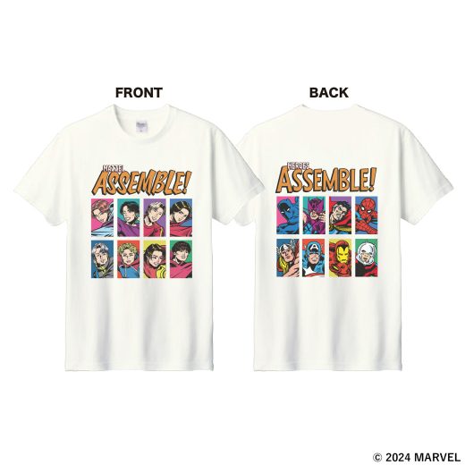 7月上旬発送　第二弾★[公式]　マーベル　マーゼル／アッセンブル！／Tシャツ