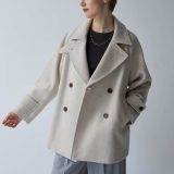 【SALE／20%OFF】URBAN RESEARCH スーパー100メルトンPコート アーバンリサーチ ジャケット・アウター ピーコート ベージュ ネイビー ブルー グレー【送料無料】