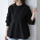 【SALE／35%OFF】Sonny Label 『WEB限定』ペプラムニットプルオーバー サニーレーベル トップス ニット ブラック グレー【送料無料】