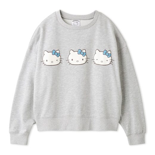 SNIDEL HOME 【HELLO KITTY】スウェットプルオーバー スナイデルホーム トップス カットソー・Tシャツ ピンク グレー【送料無料】