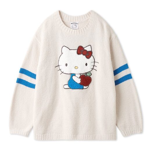 SNIDEL HOME 【WEB限定カラーあり】【HELLO KITTY】ニットプルオーバー スナイデルホーム トップス ニット ネイビー ピンク【送料無料】