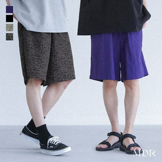 【全品送料無料】パンツ メンズ ボトムス 膝丈 ショーツ ハーフパンツ パッカブル イージーパンツ 無地 総柄 ウエストゴム 薄手 コンパクト 持ち運び 紐付き 軽量 スタイリッシュ 楽ちん 春 夏 オシャレウォーカー※メール便可※【5】