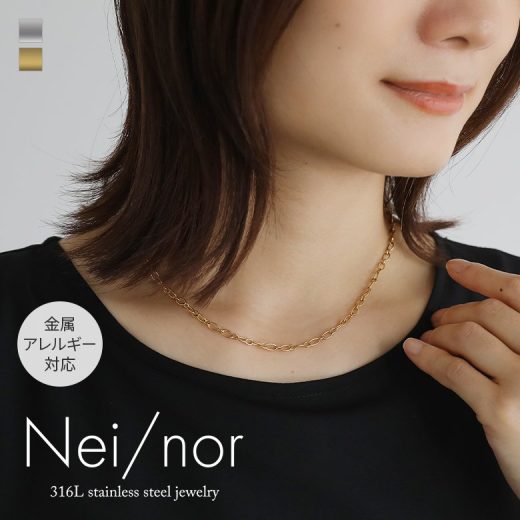 アクセサリー ネックレス レディース ステンレス 金属アレルギー対応 サージカルステンレス316L PVDコーティング 色落ちしない サビない ステンレス加工 ジェンダーレスジュエリー※メール便可※【5】