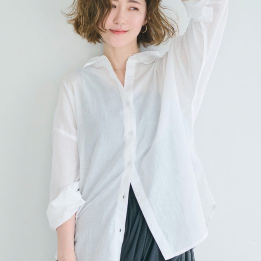 【SALE／11%OFF】coca ガーゼシャツ コカ トップス シャツ・ブラウス ピンク ブルー イエロー グリーン ホワイト ベージュ ブラック ネイビー