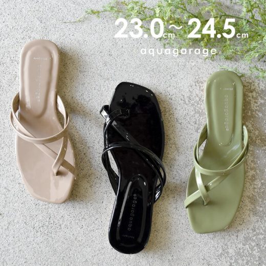 サンダル トングサンダル レディース 春 夏 23.0cm 23.5cm 24.0cm 24.5cm ビーチサンダル ビーサン ローヒール ぺたんこサンダル 楽天ROOM