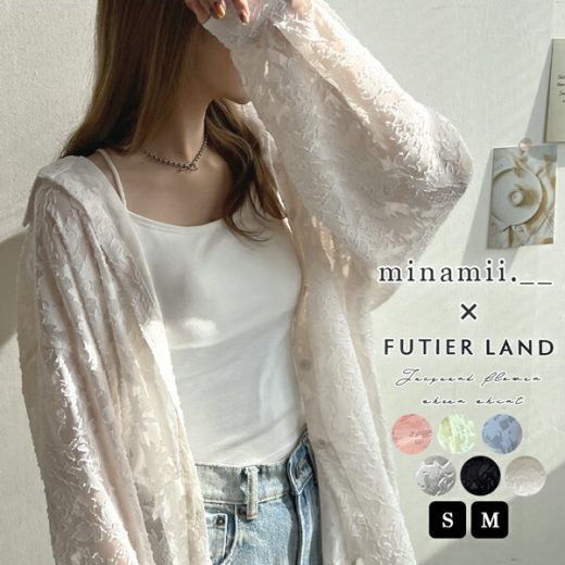 11日限定 3353円！SALE価格から更に300円OFF★シャツランキング1位獲得！シアー シャツ 着脱楽ちん ブラウス 白 長袖 黒 ジャガード 花柄 透け感 オケージョン バルーンスリーブ オフィスカジュアル カジュアル 韓国ファッション YP/ ジャガードフラワーシアーシャツ