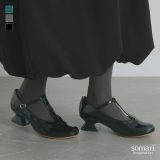 【全品送料無料】パンプス レディース 靴 くつ シューズ ストラップパンプス チャンキーヒール ローヒール Tストラップ 履きやすい 歩きやすい きれいめ オケージョン パーティー 春 夏 秋 冬【メール便不可】【50】