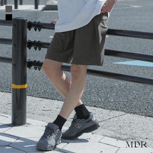 ハーフパンツ メンズ ボトムス パンツ ショートパンツ 半パン 半ズボン セットアップ ウエストゴム サイズ調整可能 ストレッチ ラフ 春 夏 オシャレウォーカー※メール便可※【10】