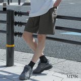ハーフパンツ メンズ ボトムス パンツ ショートパンツ 半パン 半ズボン セットアップ ウエストゴム サイズ調整可能 ストレッチ ラフ 春 夏 オシャレウォーカー※メール便可※【10】