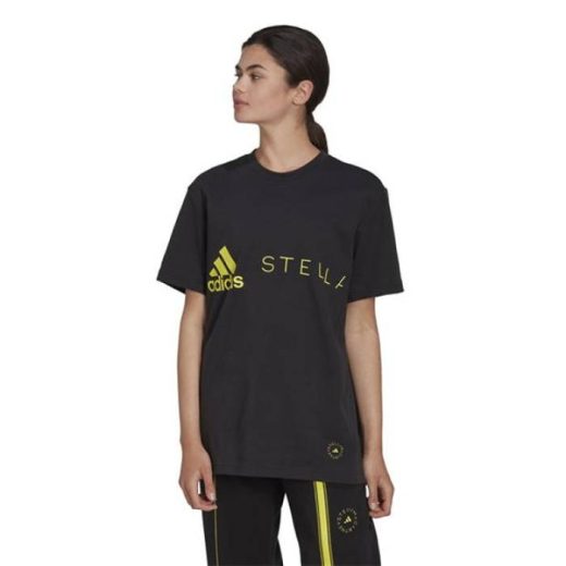 アディダス Adidas 【 Stella Mccartney Logo T-Shirt Women 】 ロゴ Tシャツ レディースファッション トップス Tシャツ カットソー レディース