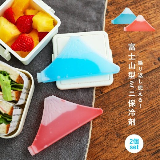 保冷剤 保冷 アイスパック クール ひんやり お弁当 アウトドア キャンプ ピクニック 夏 保冷パック ミニ 弁当箱 繰り返し 繰り返し使える 冷やす 暑さ対策 ハードタイプ 0℃タイプ おしゃれ かわいい 富士山 フジ コンパクト エコ ランチ【メール便不可】【20】