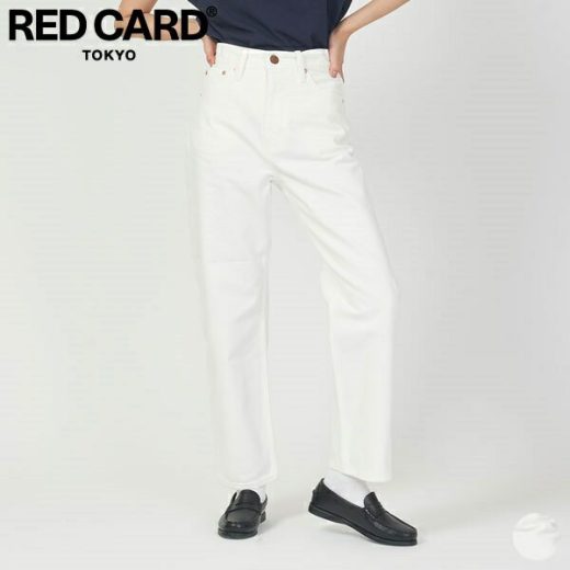 【SALE 30％OFF】レッドカード トーキョー RED CARD TOKYO エムエムロクロク 73255301wht MM66 ボトム デニム パンツ レディース カジュアル ハイライズ ストレート ワイドレッグ 日本製 コットン 綿 ホワイト 23 24 25 [ 2024 SS 春 夏 秋 冬 ]