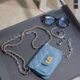 ≪5/5 新発売!!2990円 送料無料≫ バッグ かばん 鞄 bag カバン ショルダー [B1619] レディース 20代 30代 40代 デニム チェーン キルト ショルダーバッグ チェーンバッグ キルティングバッグ ミニバッグ オケージョン セレモニー 小さめ キルティング ポーチ【送料無料】