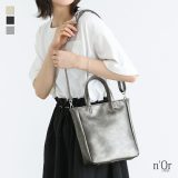 『2way縦型ショルダーバッグ』[n’OrLABEL ショルダーバッグ レディース ファッション雑貨 バッグ 鞄 フェイクレザー マチ有り オールシーズン 縦型 サブバッグ ポケット]【メール便不可】【20】