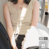 前後2way カップ付き ホルターストラップ リブキャミソール レディース インナー ブラトップ キャミソール カップイン カップ入り カップ タンクトップ リブ カットソー 下着 ストラップ チョーカー 夏 夏服 大人 マルチウェイ 重ね着 ノースリーブ [C7116]