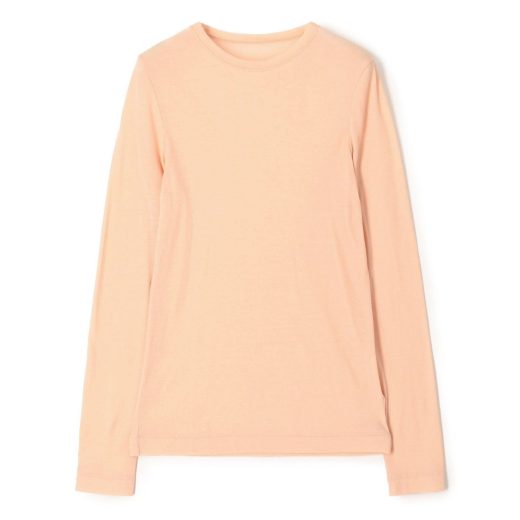 MACPHEE 【一部追加予約】シアージャージー クルーネックプルオーバー トゥモローランド トップス カットソー・Tシャツ ベージュ ピンク ホワイト グリーン グレー レッド オレンジ ブルー【送料無料】