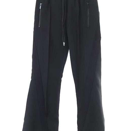 sacai サカイ 23AW Technical Jersey Pants テクニカルジャージーフレアパンツ 23-06793 ブラック 0 【中古】 IT4MSMVEV4XK