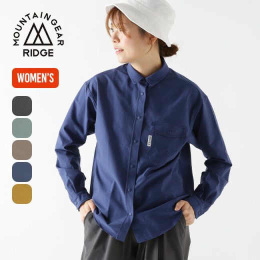 リッジマウンテンギア ベーシックロングスリーブシャツ【ウィメンズ】 RIDGE MOUNTAIN GEAR レディース 長袖 ロングスリーブ ロンT カットソー トップス おしゃれ キャンプ アウトドア