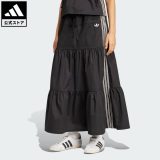 【公式】アディダス adidas 返品可 ライフスタイル アディダス オリジナルス サマーグロー スカート オリジナルス レディース ウェア・服 スカート 黒 ブラック KC0767