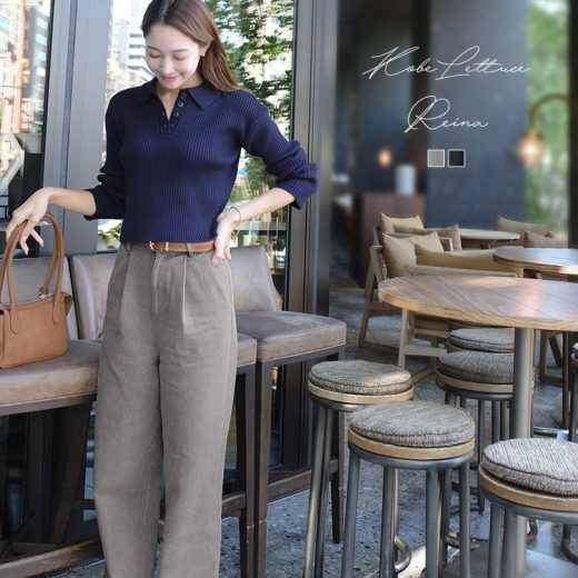 ≪5/17 24Hセール2990円 送料無料≫ [ Reinaさんコラボ ] 2way タックワイドデニム ワイド デニム ワイドパンツ [M4125] レディース 20代 30代 40代 ジーンズ ジーパン きれいめ レタスオリジナルサイズ カジュアル お出かけ 股上深め スタイルアップ 脚長【送料無料】