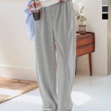 ≪5/11 新発売!!2990円 送料無料≫ パンツ スウェット スウェットパンツ [M5050] レディース 20代 30代 40代 カーブパンツ バレルレッグ コクーンパンツ スエット ワイドパンツ ロングパンツ 裏毛 低身長 フリー レタスオリジナルサイズ ズボン ボトム【送料無料】