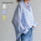5月12日発売■ ダブルポケットストライプシアーシャツ 春 夏 秋 ≪ゆうメール便配送10・代引不可≫ 予約(5月下旬頃)