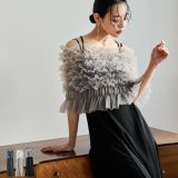 【全品10%オフクーポン！】シャーリングチュールトップスセットドレス パーティードレス 結婚式 オフショルダー ビスチェ キャミワンピース 2点セット フレア 無地 シンプル お呼ばれ パーティー 二次会 披露宴 謝恩会 成人式 同窓会 卒業式 フォーマル