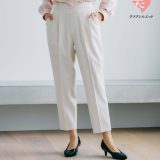 【SALE／40%OFF】GLOBAL WORK ウツクシルエットテーパードパンツ/133595 グローバルワーク パンツ その他のパンツ イエロー ベージュ ブラック ホワイト ブラウン ブルー ネイビー グリーン グレー