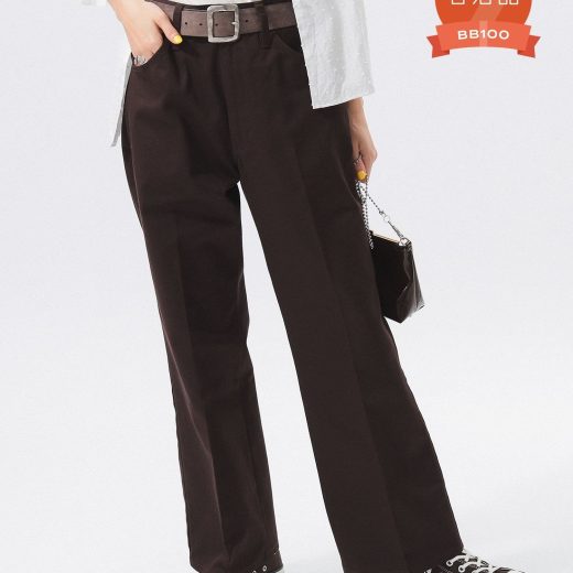 BEAMS BOY 【ビームスの百名品】【別注】DICKIES / ワーク フレア パンツ ビームス ウイメン パンツ その他のパンツ ブラック ブラウン【送料無料】