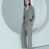 【SALE／20%OFF】YECCA VECCA サイドラインストレートパンツ イェッカヴェッカ パンツ その他のパンツ ネイビー グレー【送料無料】