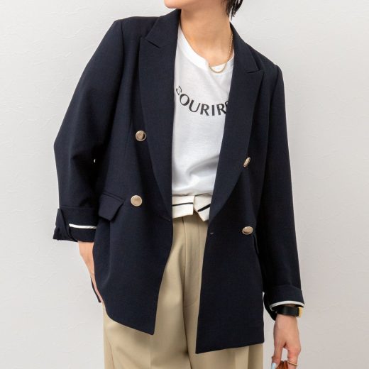 【SALE／20%OFF】NOLLEY'S sophi 《セットアップ対応》ウォッシャブルドライダブルジャケット ノーリーズ ジャケット・アウター テーラードジャケット・ブレザー ネイビー ホワイト ベージュ【送料無料】