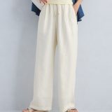 UNITED ARROWS green label relaxing [size SHORT/TALLあり]BREEZE LINEN ブリーズリネン ワイド パンツ オフホワイト ユナイテッドアローズ グリーンレーベルリラクシング パンツ その他のパンツ ホワイト【送料無料】