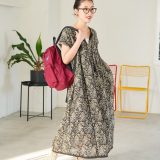 FREAK’S STORE インド ペイズリースキッパー ワンピース【限定展開】 25SS フリークスストア ワンピース・ドレス ワンピース イエロー グリーン ブラック オレンジ ネイビー【送料無料】