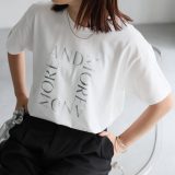 【SALE／19%OFF】Riberry スクエアロゴプリント半袖Tシャツ リベリー トップス カットソー・Tシャツ ホワイト
