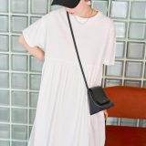FREAK’S STORE ウエスト ギャザー 切り替え ワンピース【限定展開】 25SS フリークスストア ワンピース・ドレス ワンピース ネイビー ホワイト グレー ブラック ブルー レッド グリーン ブラウン【送料無料】