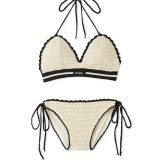 SNIDEL リュックセットクロシェビキニ スナイデル 水着・スイムグッズ 水着 ホワイト【送料無料】