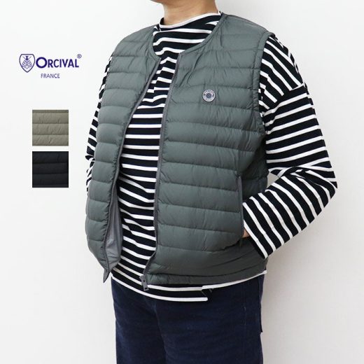 【SALE セール】ORCIVAL オーシバル インナーダウンベスト OR-A0600DPL