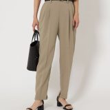 UNITED ARROWS green label relaxing ドライポリ ハイチェスト パンツ -マシンウォッシャブル- ユナイテッドアローズ グリーンレーベルリラクシング パンツ スラックス・ドレスパンツ グレー グリーン【送料無料】
