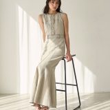 SNIDEL デニムマーメイドワンピース スナイデル ワンピース・ドレス ワンピース グレー【送料無料】